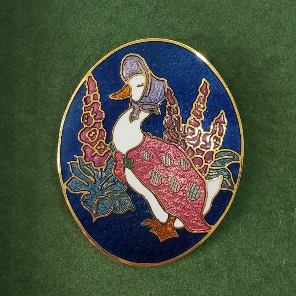 Beatrix Potter Jamima Puddle Duck Brooch